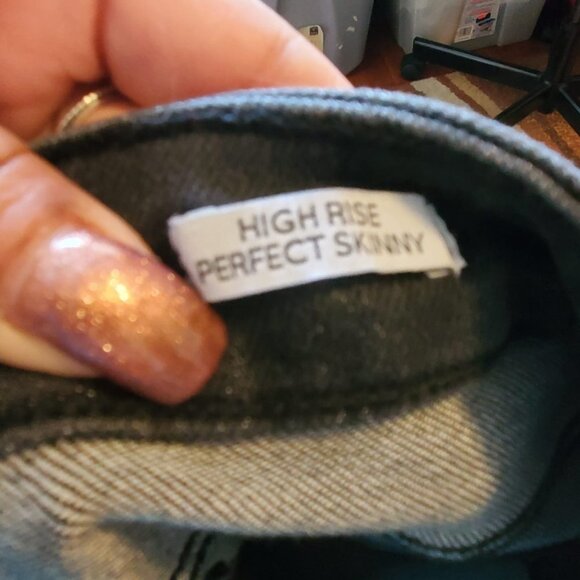 NINE WEST JEANS women's washed black high rise jeans size 18 - Picture 3 of 15